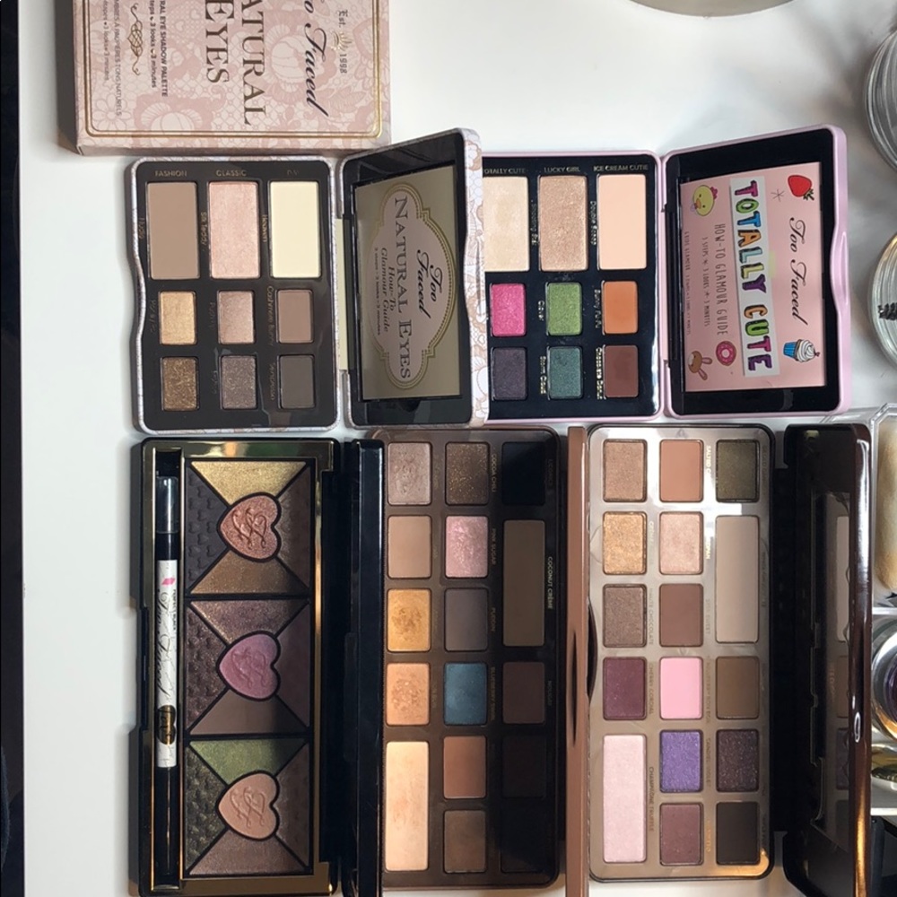 Too Faced eye shadow vault